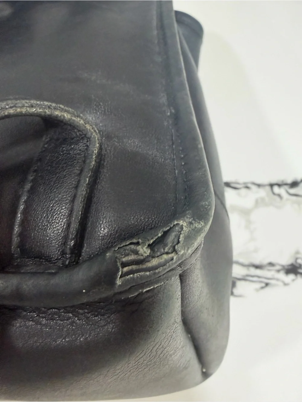 Coach compact leather